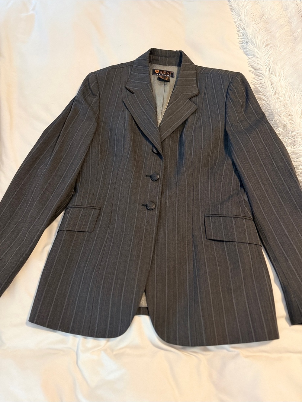 Ariat Pro-Series Women’s Pinstripe Huntseat Jacket Size 12 R EQUESTRIAN
